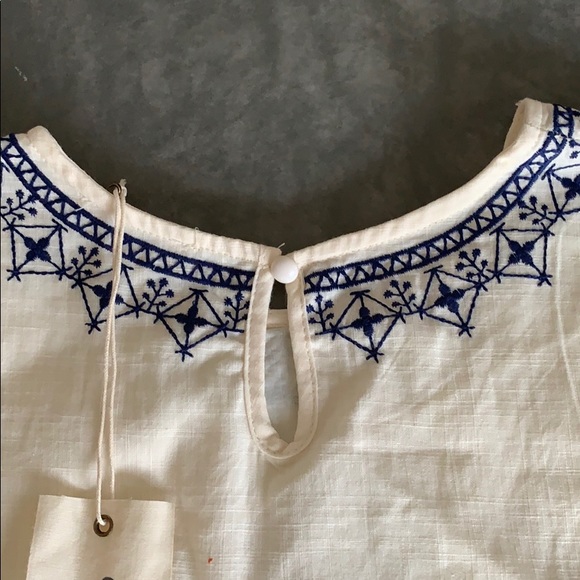 Babydoll embroidered top - Picture 6 of 8